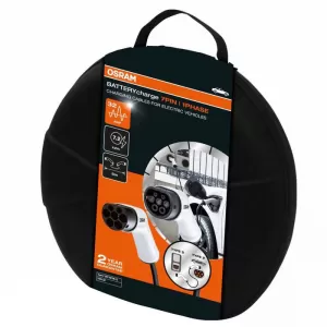 Electric Car Single Phase Charging Station Cable 7 Pin 32Amp 7.2 kWh 5 Meters Type 2 - Type 2 Osram OCC23205-image-6310351