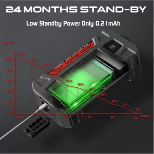Car Booster, Powerbank, Led Light 3 in 1 Lokithor J1500 12 Volt 1500A-image-6310451