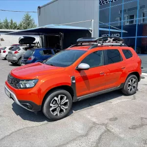 Car Roof Rack Metal Black Aero 