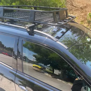 Car Roof Rack Metal Black Safari Rackit 140x100cm 28830-image-6310487