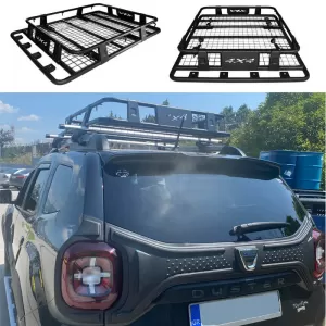 Car Roof Rack Metal Black Safari Rackit 140x100cm 28830-image-6310488