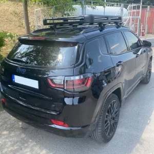 Car Roof Rack Aluminium Black Aero 140x100cm 28831-image-6310503