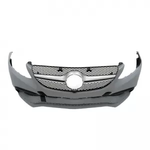 Front Bumper suitable for Mercedes-Benz GLE Coupe C292 2015-2019 GLE63 A Design Look With Grill-image-6310904