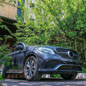 Front Bumper suitable for Mercedes-Benz GLE Coupe C292 2015-2019 GLE63 A Design Look With Grill-image-6310907
