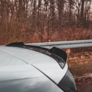 Roof Spoiler Add On suitable for VW Golf VIII (8) 20+ GTI & R-Line Bumper Glossy Black V.2 Maxton Design From ABS Plastic 1pc-image-6310915