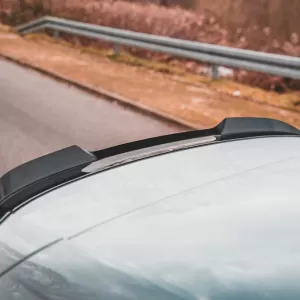 Roof Spoiler Add On suitable for VW Golf VIII (8) 20+ GTI & R-Line Bumper Glossy Black V.2 Maxton Design From ABS Plastic 1pc-image-6310918