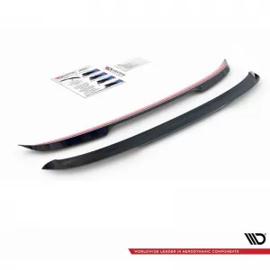 Roof Spoiler Add On suitable for VW Golf VIII (8) 20+ GTI & R-Line Bumper Glossy Black V.2 Maxton Design From ABS Plastic 1pc-image-6310920
