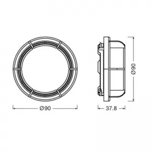 Headlight Caps suitable for LED Installation Osram LEDCAP07 90mm 2 Pieces-image-6310954