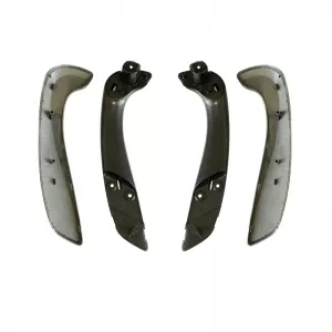 Door Handles (inside car) suitable for Renault Megane 3 09-17 / Fluence 09-15 Left & Right Front Door Set 4 Pcs Smoke Grey