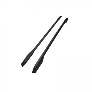 Roof Rails suitable for Toyota Land Cruiser Prado FJ150 2009+ Roof-Rails Aluminium Black 2 Pieces-image-6311460