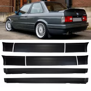 image-27-Side Skirts & Door Strips suitable for BMW 3 E30 82-94 2D M-Technik 2 From ABS Plastic 8 pc