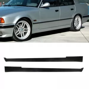 image-28-Side Skirts suitable for BMW 3 E34 Limo / Touring 87-97 M-Technik / M5 Look from ABS plastic 2 pc