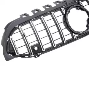 Front Grille suitable for Mercedes-Benz A-Class W177 18+ GT A Design Panamericana Look Black/Chrome 1 Pc-image-6311630