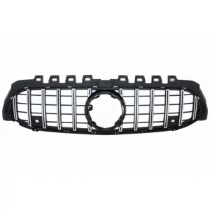 Front Grille suitable for Mercedes-Benz A-Class W177 18+ GT A Design Panamericana Look Black/Chrome 1 Pc-image-6311633