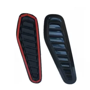 Bonnet Air Vent suitable for BMW GTR Style 33 x 11 x 1.5cm Black 2 Pcs-image-6311667