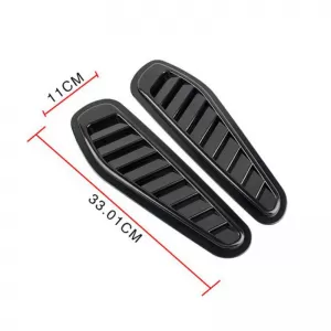 Bonnet Air Vent suitable for BMW GTR Style 33 x 11 x 1.5cm Black 2 Pcs-image-6311669
