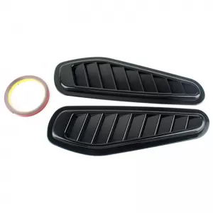 Bonnet Air Vent suitable for BMW GTR Style 33 x 11 x 1.5cm Black 2 Pcs-image-6311670