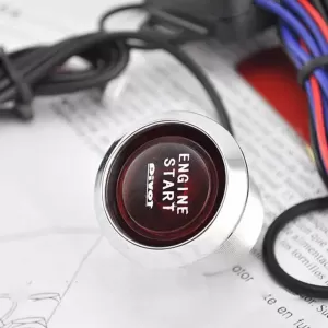 Engine Start / Stop Pivot Illumi Starter 12V Led Red-image-6311690