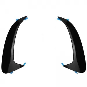 Rear Bumper Side Flaps / Vents suitable for Mercedes-Benz A-Class V177 Sedan with a Design Line Bumper Glossy Black 2 Pieces