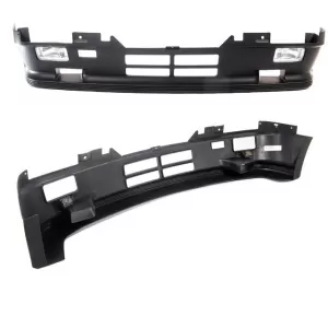 Front Bumper suitable for BMW 3 E30 83-85 Pre-Facelift M-Technik 1 Look With Fog Lights-image-6311759