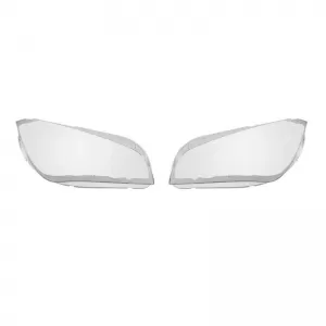 Headlights Lens Glasses suitable for BMW X1 E84 09-15 2 Pcs-image-6311898