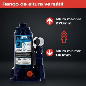 Jack Hydraulic 2T Tuv 148-278mm Car+ 2202002-image-6311935