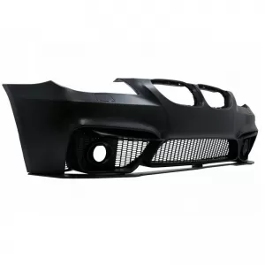 Front Bumper suitable for BMW 5 E60 03-10 M4 Look with Fog Lamp Holes Painted Black-image-6312089