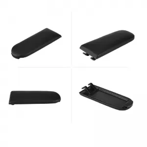 Cover Lid suitable for Armster with Clip for VW Golf 4, Polo 6R/6C, Bora, Beetle, Passat, Roomster, Octavia, Fabia PVC Black