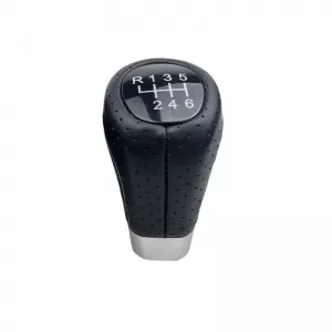 Shift Knob suitable for BMW Black / Silver with 6 Speed E90 Look-image-6312294