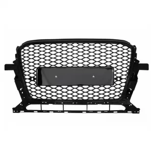 Front Grille suitable for Audi Q5 8R Facelift 12-15 RSQ5 Look Honeycomb Gloss Black 1Pc-image-6312320