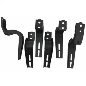 Side Steps Running Boards suitable for Toyota Land Cruiser Prado FJ150 2010+ Black 2 pcs-image-6312338