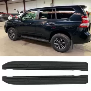 Side Steps Running Boards suitable for Toyota Land Cruiser Prado FJ150 2010+ Black 2 pcs-image-6312340