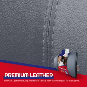 Car Neck Pillow Pad Dark Grey Leather Otom NPW-103 1 Piece-image-6312382