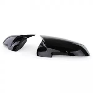 Mirror Covers suitable for BMW 5 F10 / F11 LCI (Facelift), 6 F06, F12, F13, 7 F02, F03, F04, 14-18 M4 Look Glossy Black 2 Pieces-image-6312473