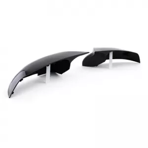 Mirror Covers suitable for BMW 5 F10 / F11 LCI (Facelift), 6 F06, F12, F13, 7 F02, F03, F04, 14-18 M4 Look Glossy Black 2 Pieces-image-6312475