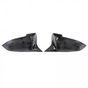 Mirror Covers suitable for BMW 5 F10 / F11 LCI (Facelift), 6 F06, F12, F13, 7 F02, F03, F04, 14-18 M4 Look Glossy Black 2 Pieces-image-6312476