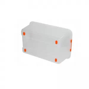 Plastic Storage Box With Cap Transparent 58x37.5x34.5cm 52Lt Tactix 320282-image-6312620