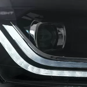 Headlights Set Suitable for VW Polo 6R/6C 09-17 DRL New Design & Dynamic Signal H7 With Motor Carrier-image-6312753
