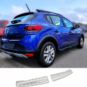 Rear Bumper Protector suitable for Dacia Sandero III 2020+ Steel-image-6312932