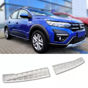 Rear Bumper Protector suitable for Dacia Sandero III 2020+ Steel-image-6312933