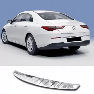 Rear Bumper Protector suitable for Mercedes-Benz CLA C118 19+ Sedan Steel-image-6312948