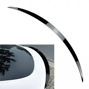 Trunk Spoiler suitable for Tesla Model Y 2020+ Lipspoiler Glossy Black From Abs Plastic-image-6313057