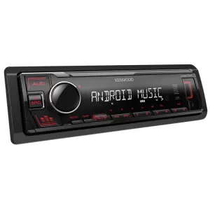 1 Din Kenwood Radio USB Aux 4x50 Watt KMΜ-105RY-image-6313074