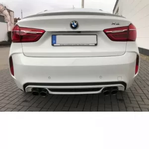 Trunk Spoiler suitable for BMW X6 F16 15-19 M Performance Design Design Look from ABS Plastic-image-6313100