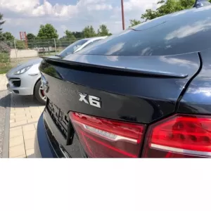 Trunk Spoiler suitable for BMW X6 F16 15-19 M Performance Design Design Look from ABS Plastic-image-6313101