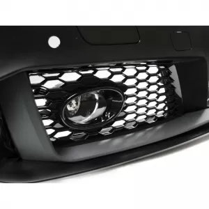 Front Bumper suitable for Audi A3 8V 11-16 Hatchback / Sportback RS3 Look With Grille Glossy Black-image-6313142