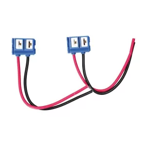 Plug H7 Ceramic Suitable for 2 Wires Red Black 15cm 2 Pieces