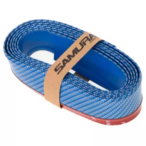 Front Spoiler Universal Samurai Lip Safe & Style 2500mm Blue Carbon 1 pc-image-6313360