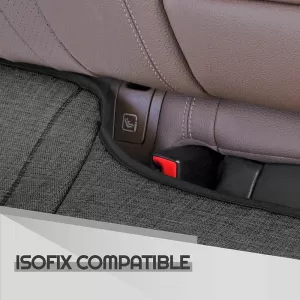 Bottom Seat Cushion Suitable for Otom With Front Pockets from Linen Fabric Smoke Grey CRLN-102 1 Piece-image-6313461