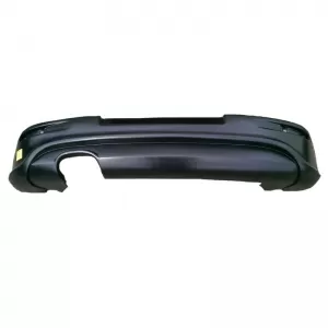 Rear Bumper suitable for VW Golf V (5) 03-08 R32 Look with Left Exhausts Glossy Black from ABS Plastic 1pc-image-6313587